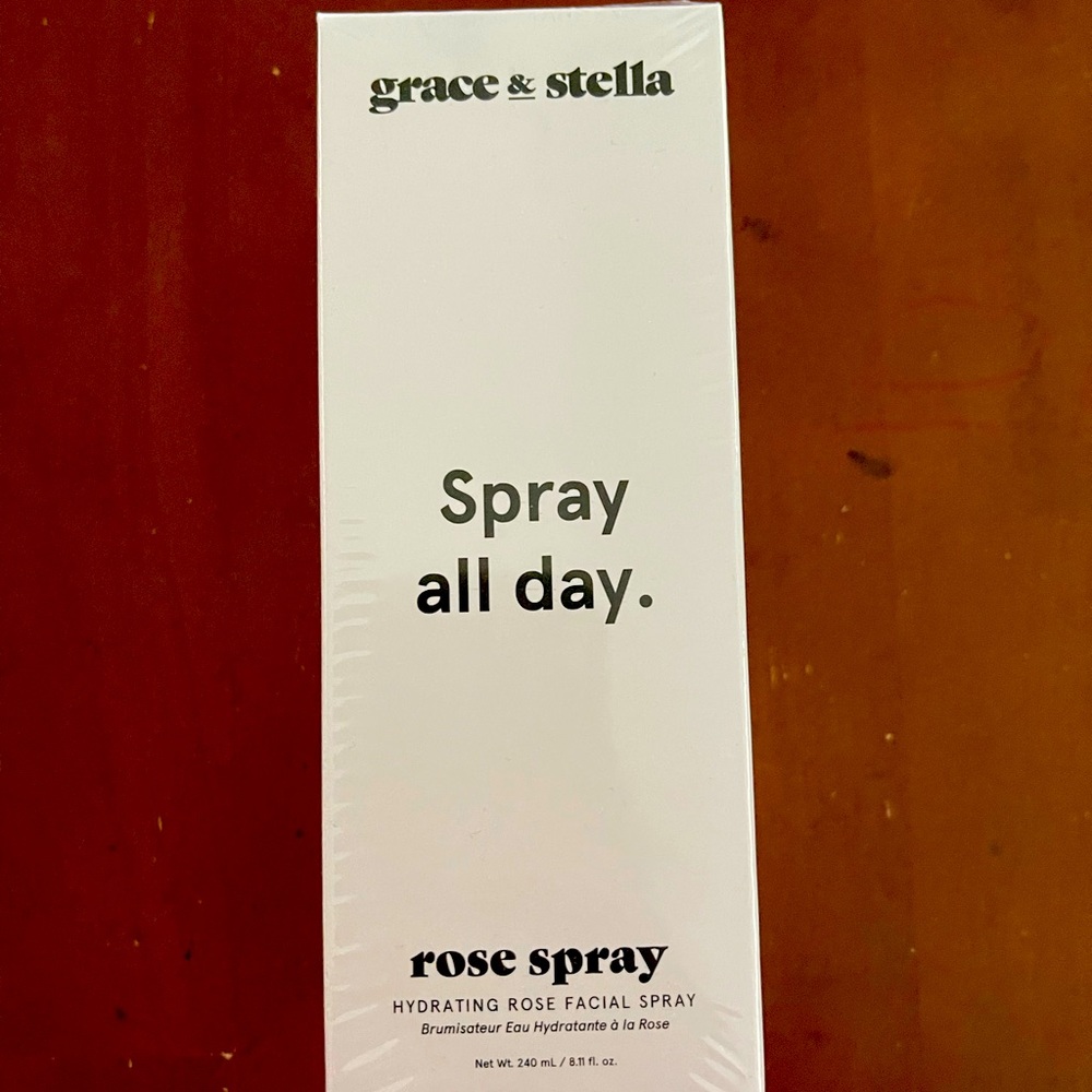 Grace & Stella hydrating Rose facial spray NEW
